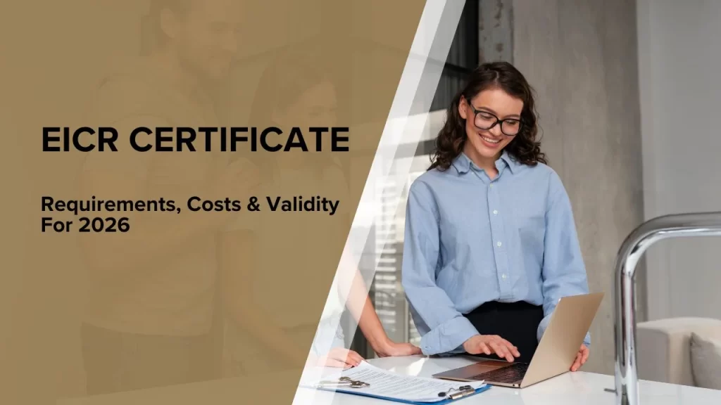 Electrician performing EICR inspection on UK property electrical installation