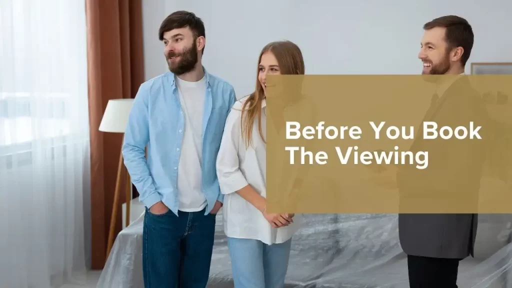 Before booking house viewing key questions checklist