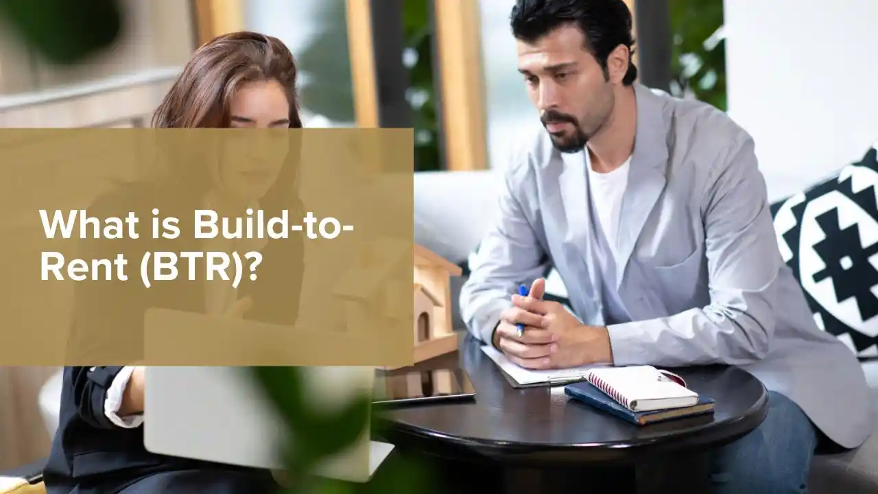 Build-to-Rent BTR concept showing purpose-built rental homes in the UK