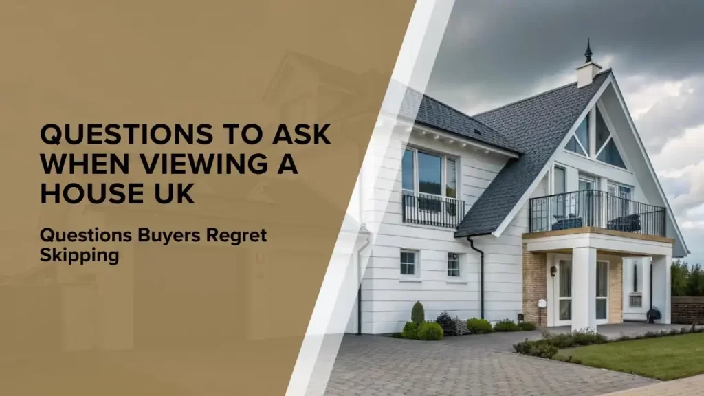 Questions about sale price, fixtures, and boundaries when viewing a propert