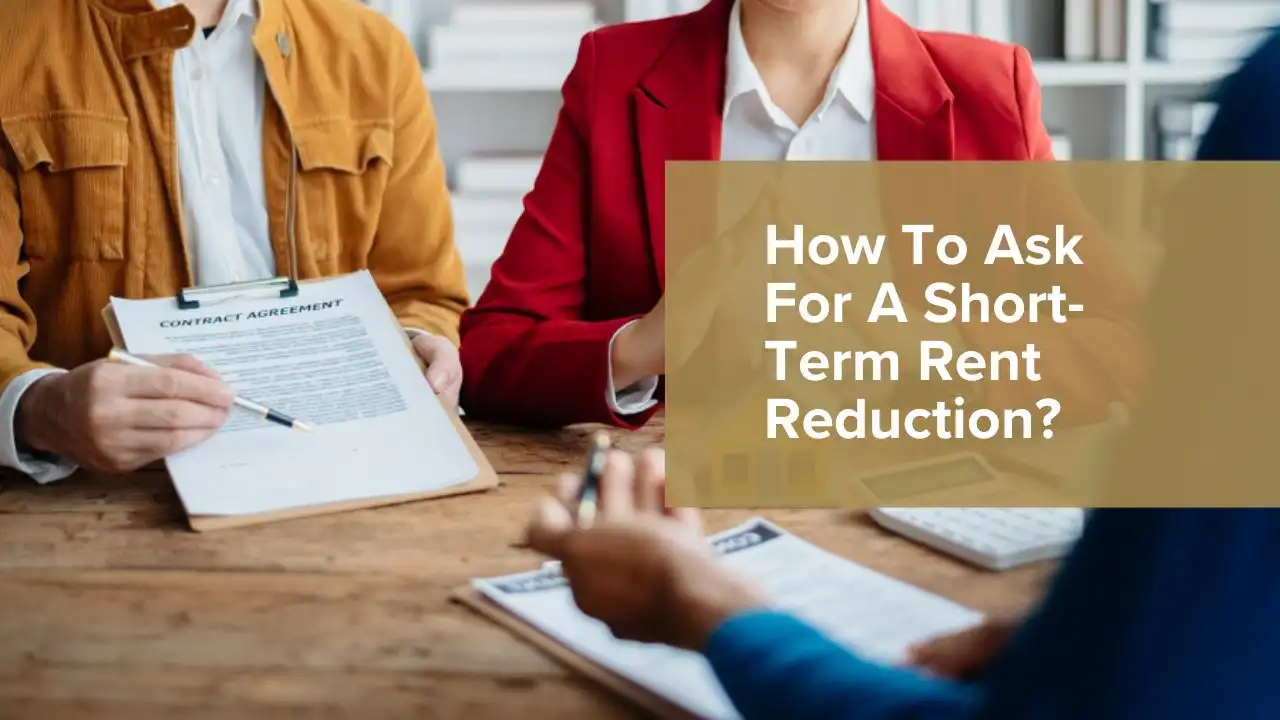 How to Request a Short-Term Rent Reduction Due to Financial Hardship UK
