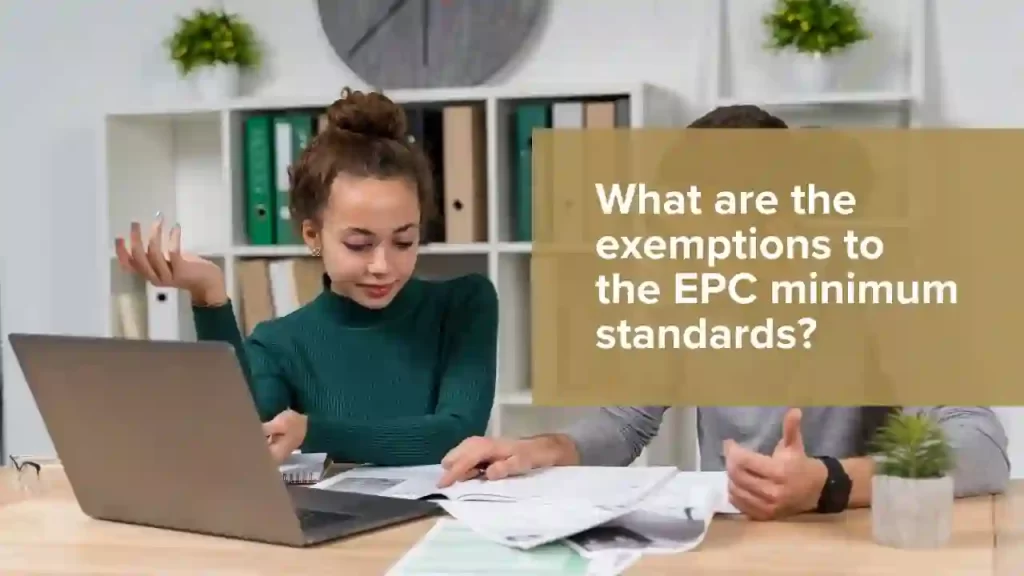 EPC minimum standards exemptions for landlords