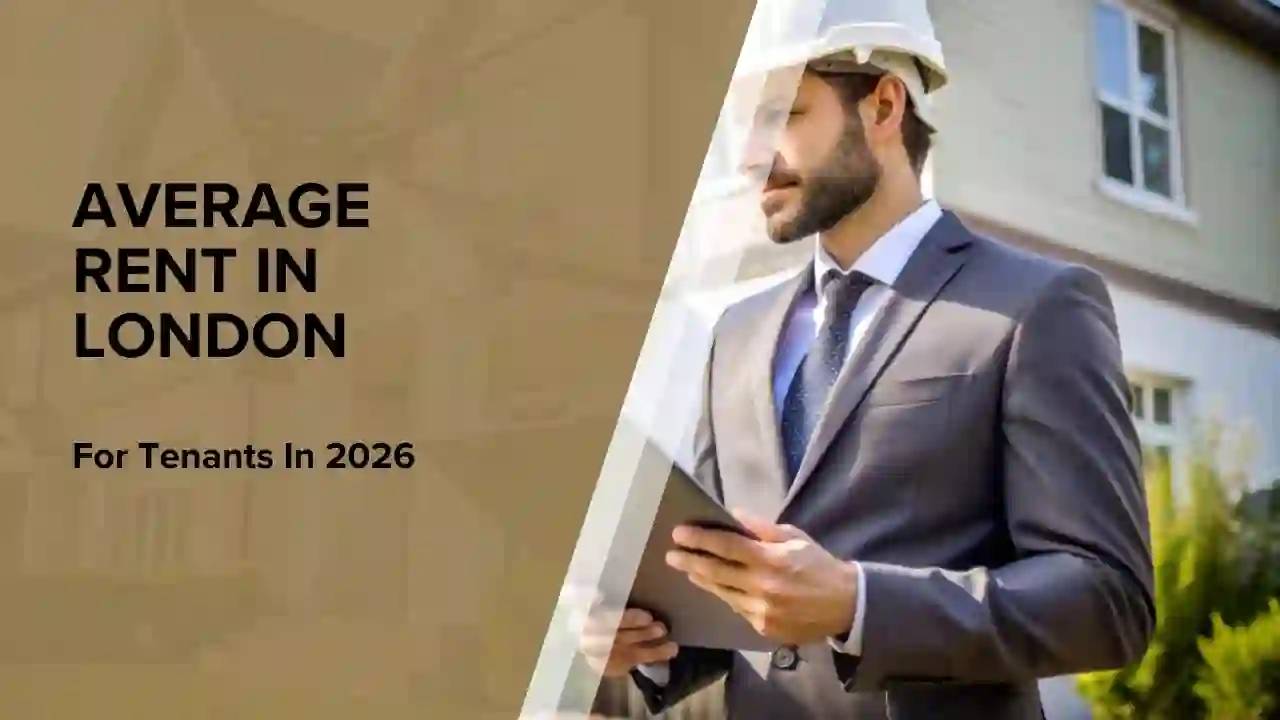 London residential street with rental properties, illustrating average rent levels in 2026