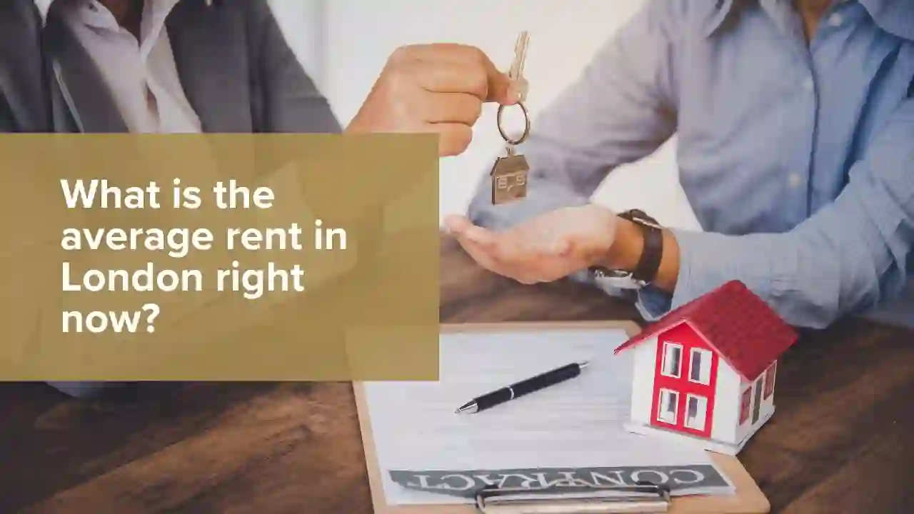 Chart showing the average monthly rent in London at £2,280 in 2026